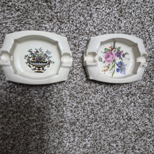 Lot Of 2 Gaurdsmen Vintage Ashtrays National Porcelain Company