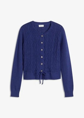 Strickjacke der Nationaltracht Gr. 40/42 Mitternachtsblau Damen Strick-Jacke Neu