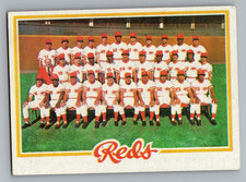 1978 Topps #526 Cincinnati Reds Un-Marked Team Checklist - 293🔥⚾🔥