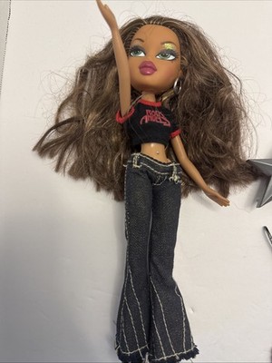 Vintage MGA Bratz ROCK ANGELZ YASMIN 2001 girl Fashion Doll + Some Accessories