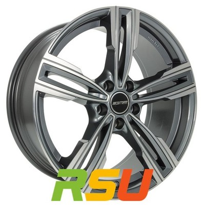GMP Reven anthracite polished 8.5x20'' ET35 LK5 120 ML 64.1 Alufelgen 20 Zoll