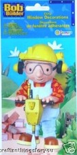 Sandylion Bob The Builder Cling Window Decoratio Stickers I24 Out of Print Rare