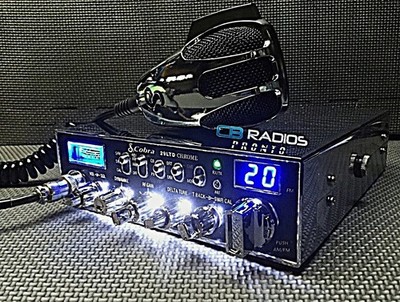 Cobra 29 LTD Chrome AM/FM WHITE NITRO RINGS + PERFORMANCE TUNED+RECEIVE ENHANCED