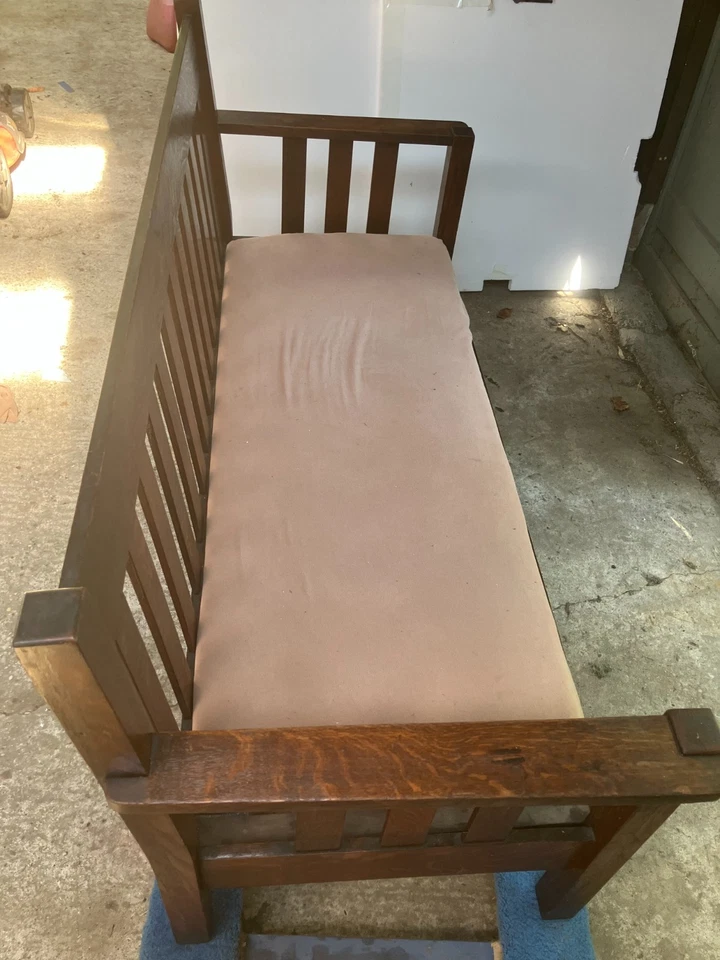 Stickley Brothers Mission Oak Bench - $1,295 (Pick up in Millstone Twp NJ only) - Image 3 of 4