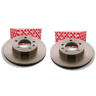 2X FEBI BREMSSCHEIBEN Ø302mm VORNE PASSEND FÜR NISSAN NV400 OPEL MOVANO RENAULT