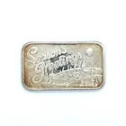 SEASON'S GREETINGS 1985 By Crown Mint 1 oz. Silver Art Bar