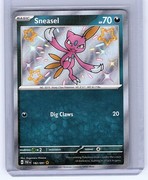 Pocket Scout - Sneasel Shiny Rare SV: Paldean Fates 182/091 NM