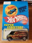 Hot Wheels Super Van Super Streeters Patch Blackwall Black Flames Unpunched