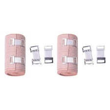 2 St&uuml;ck Atmungsaktive Elastische Kompressionsbandage Mit Verschluss