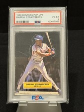 1989 Donruss Pop-Ups Darryl Strawberry PSA 4