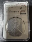 2025 (W) $1 American Silver Eagle NGC MS70 Seasons Greetings Label Random Number