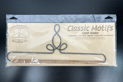 Ackfeld Manufacturing Classic Motifs Heirloom Powder Coat 12 Inch Fabric Holder