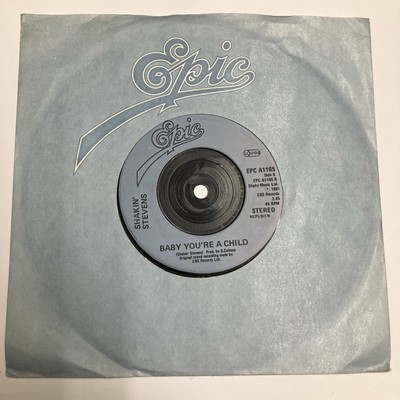 Shakin' Stevens - You Drive Me Crazy / Baby You're A Child - 1981 Epic 7'' Vinyl