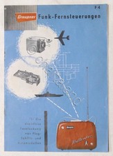 Modellismo - Brochure Graupner - Funk-Fernsteuerungen - Radiocomandi - 1959