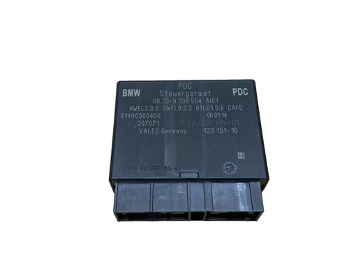 BMW i3 I01 2014 Park Distance Control Unit hinten PDC ECU 9338554