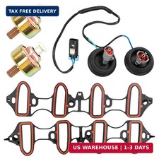 Dual Knock Sensors with Wiring Harness and Intake Manifold Gasket Kit for Che