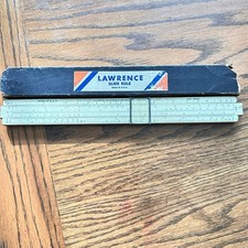 Vintage Lawrence Engineering Service Slide Rule 10-B Original Box Made in USA