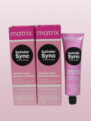 MATRIX SOCOLOR SYNC PRE-BONDED ALKALINE TONER 7NJ HAIR COLOR 2 OZ BOXED LOT OF 2