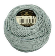 DMC Pearl Cotton 131 Yard Ball - Size 12 - Color 927 Light Gray Green