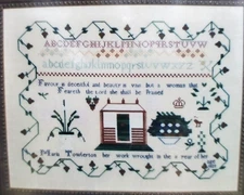 Wild Heart Designs Maria Towlerton 1823 Reproduction Cross Stitch Chart Pack