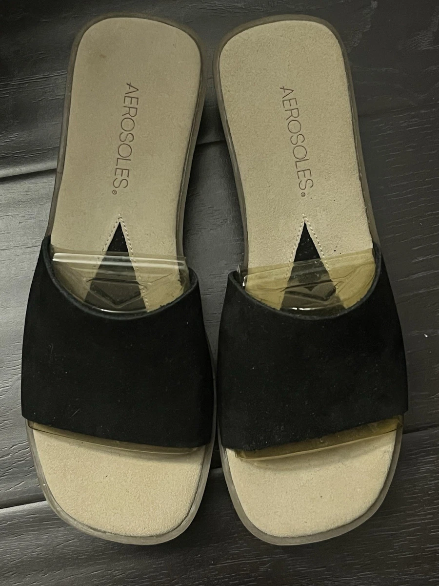 Sandalias Con Cuña En Piel Marrón Oscuro Brillante | AGRUME | Jonak