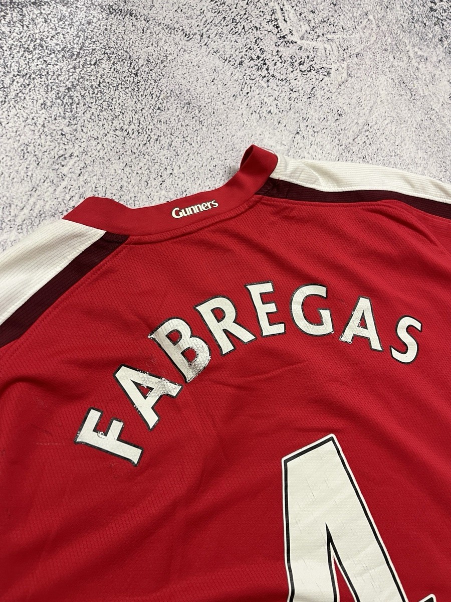 Nike Arsenal 2008/09 #4 Cecs Fabregas Soccer Jersey Football Shirt