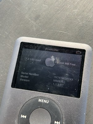 Apple iPod Nano 3rd Generation (A1236) 8gb Dark Space Grey