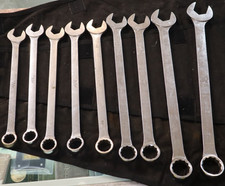 Vintage Mac Tools Piece K2 Sae 12 Point Combination Wrench Set-usa