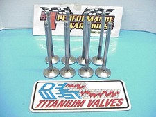 8 Del West Titanium 1132 Exhaust Valves 5.590 Long -1.625 Flat Groove