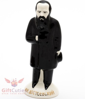 Porcelain Ceramic figurine statue Russian novelist Fyodor Dostoevsky Достоевский