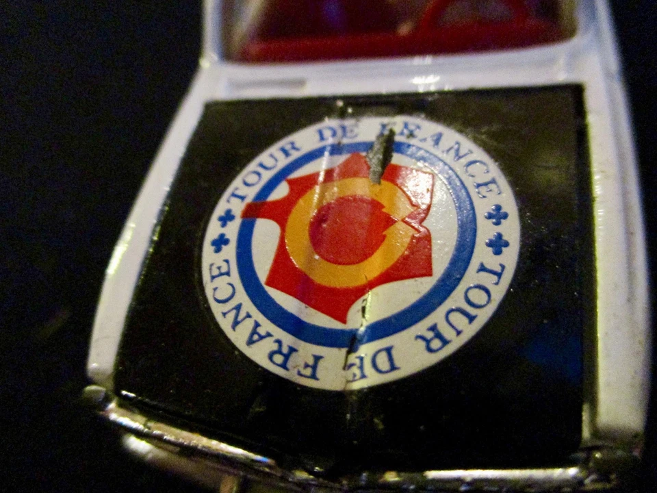 Corgi Toys GS13 Renault 16 Tour de France Kamerawagen 1:43 weiß schwarz original - Bild 3 von 4