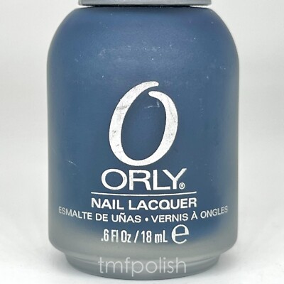 Brand New Orly Nail Polish - Blue Suede (matte finish) - Full Size