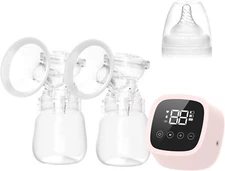 ⭐ Electric Double Breast Pump Portable Anti-backflow 3 Modes 27 Levels 180ml22mm