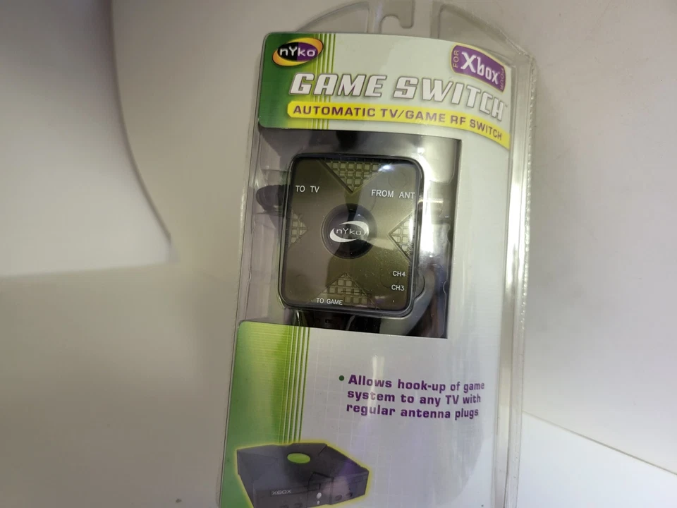 NOVO EM PERFEITO ESTADO NYKO Unidade de Interruptor RF RFU Automático para Console de Sistema XBOX Original YY15 - Imagem 2 de 4