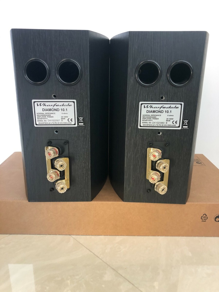WHARFEDALE DIAMOND 10.1-TWO SHELF SPEAKERS-MADE IN ENGLAND WHARFEDALE DIAMOND 10.1-TWO SHELF SPEAKERS-MADE IN ENGLAND