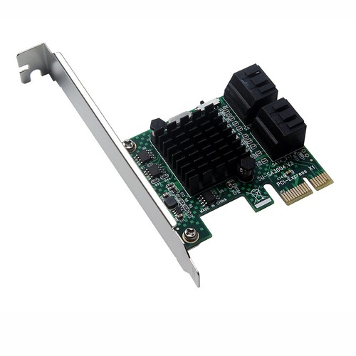 Adaptateur de carte contrôleur d'extension PCIe PCIe PCI Express vers 6G SATA3.0 4 ports SATA III - Photo 4/12