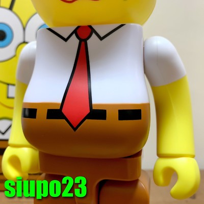 Medicom 400% + 100% Bearbrick ~ Spongebob 2018 #02 Version Medicom 400% + 100% Bearbrick ~ Spongebob 2018 #02 Version