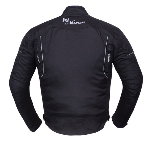 Chaqueta de motocicleta para hombre impermeable textil CE calidad blindada Codura - Imagen 17 de 29