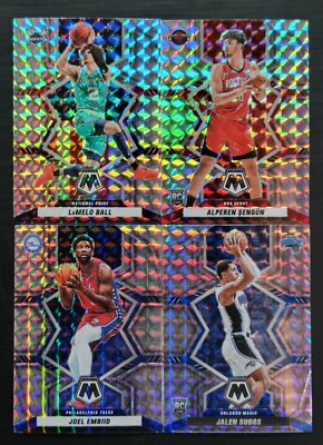 2021-22 Mosaic Basketball MOSAIC PRIZMS You Pick - 2 Card Minimum