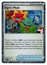 Play! Pokemon Prize Pack 6 Twilight Masquerade Cosmo Holo 159/167 Ogre's Mask