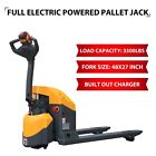 Apollolift Full Electric Pallet Jack 3300lb Walk Behind Pallet Truck 48X27" Fork