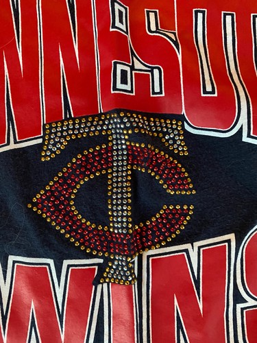 Minnesota Twins 3/4 Sleeve T-Shirt Tunic Split Side tee Size Youth L 14 MLB - Picture 6 of 7