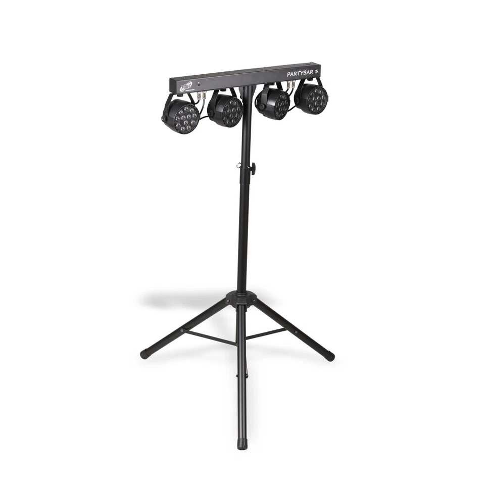 ETEC LED PARTYBAR 3 Scheinwerfer RGBW Stativ Fernbedienung DJ Party Club Disco - Bild 2 von 4