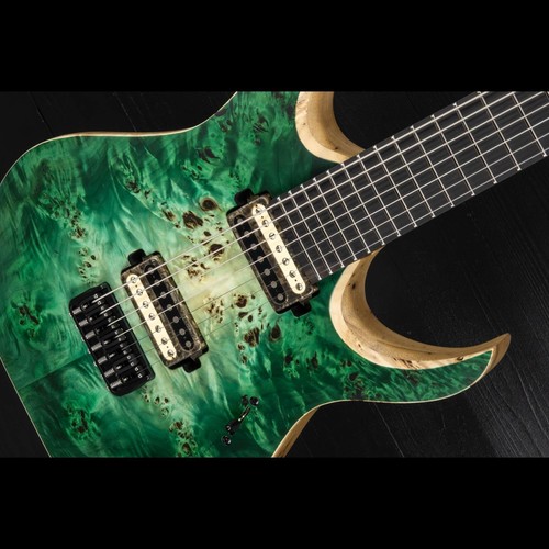 Mayones Duvell 7 Elite Eye Poplar - Trans Natural Fade Green *NEW* - Picture 11 of 12