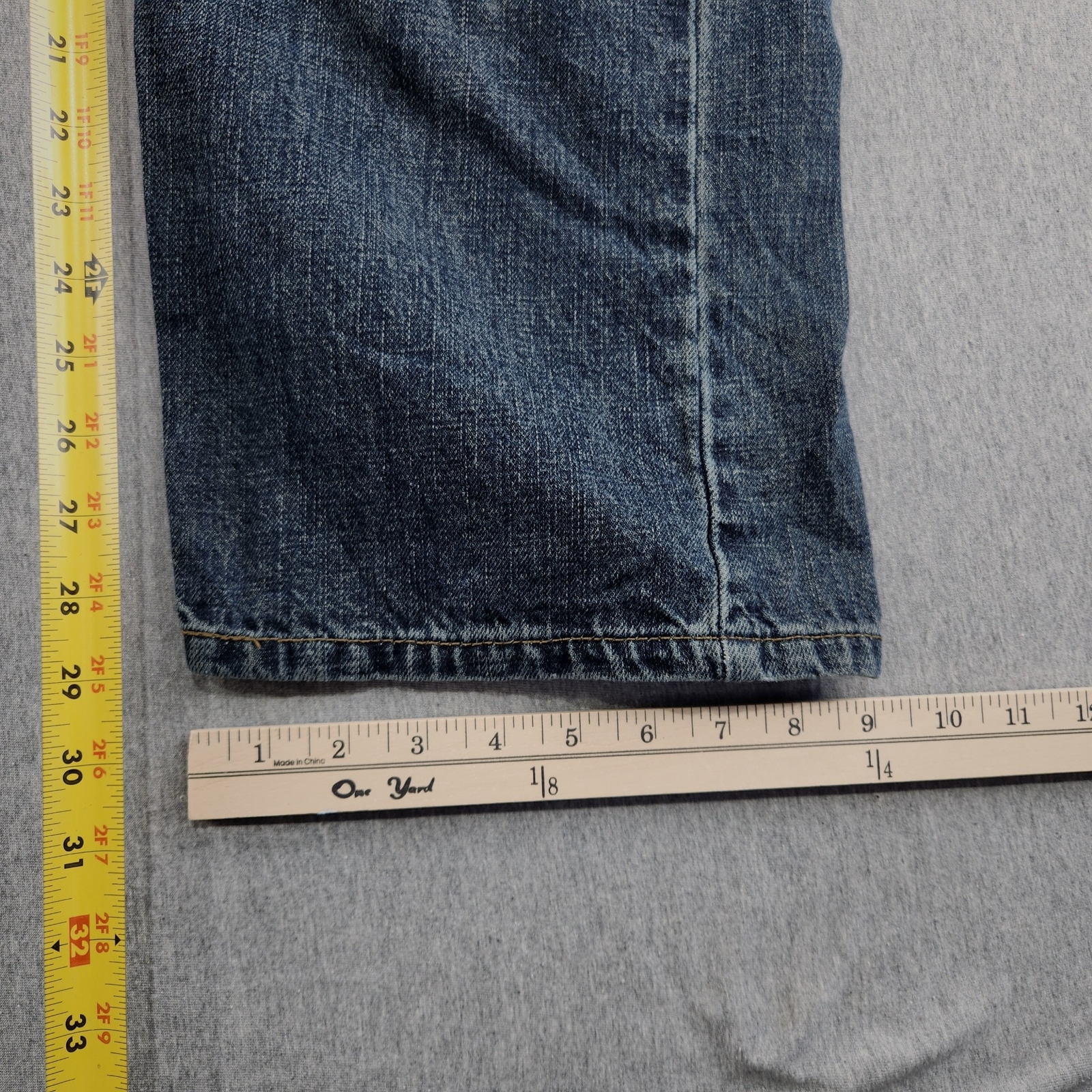Vintage Denizen 299 Levis Men's Jeans Size 38x30 Loose Fit See Picture Belt Loop thumbnail 12