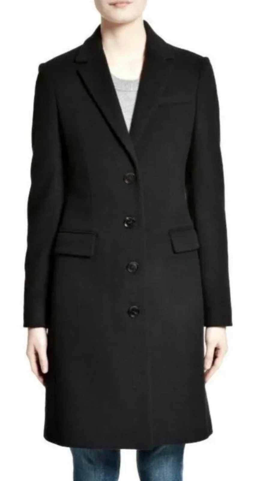 Burberry Wool Cashmere Chester Coat Woman from Japan