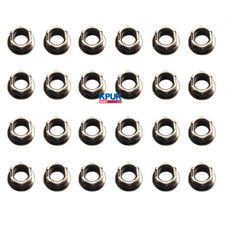 Kart Nuts K Nut M8 SILVER K Nuts for Kart Wheels 10mm Spanner Size OTK Douglas