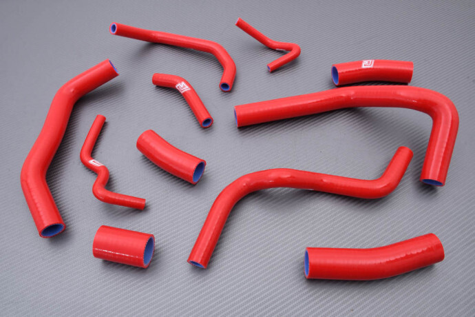 Water Radiator Hose Kit Red HONDA CBR 1000 RR 1000RR SC57 2006-2007