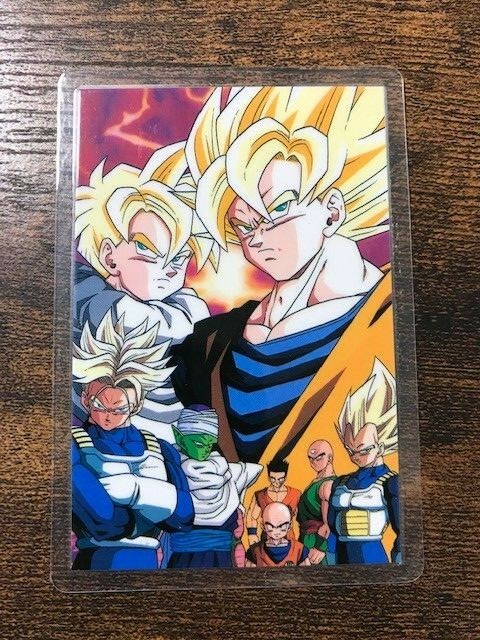 Dragon Ball Z Amada Rare Card Set of 6, Part 2 used Shipping