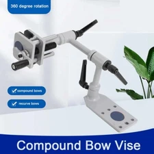 Universal Compound Bow Vise 360° Adjustable Level Tuning Kit Archery Mount Tool